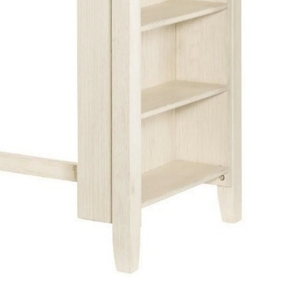 60 Inch 2 Tone Wood Counter Height Table G811957