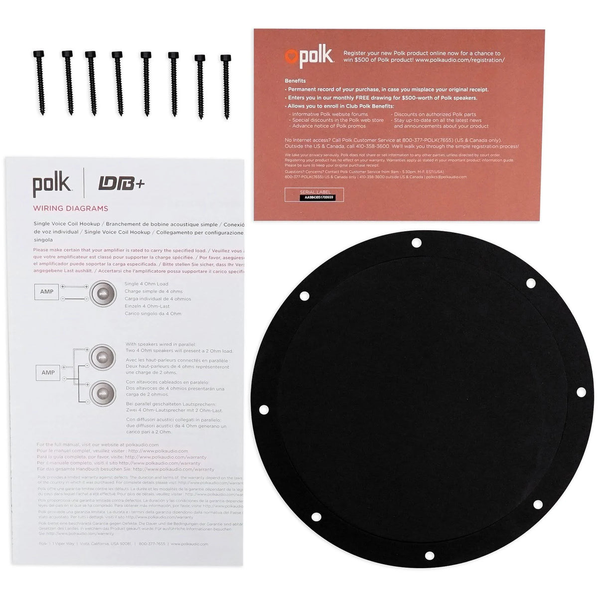8x22 Black Car Subwoofer D5984