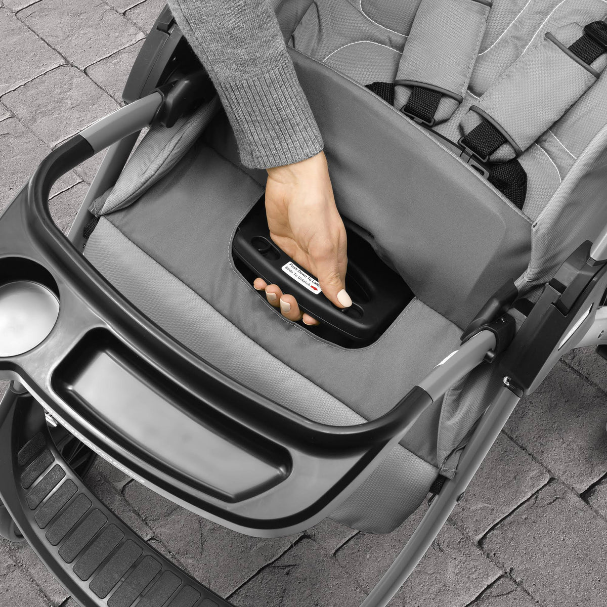 Chicco Mini Bravo Plus Travel System - Slate Z7139