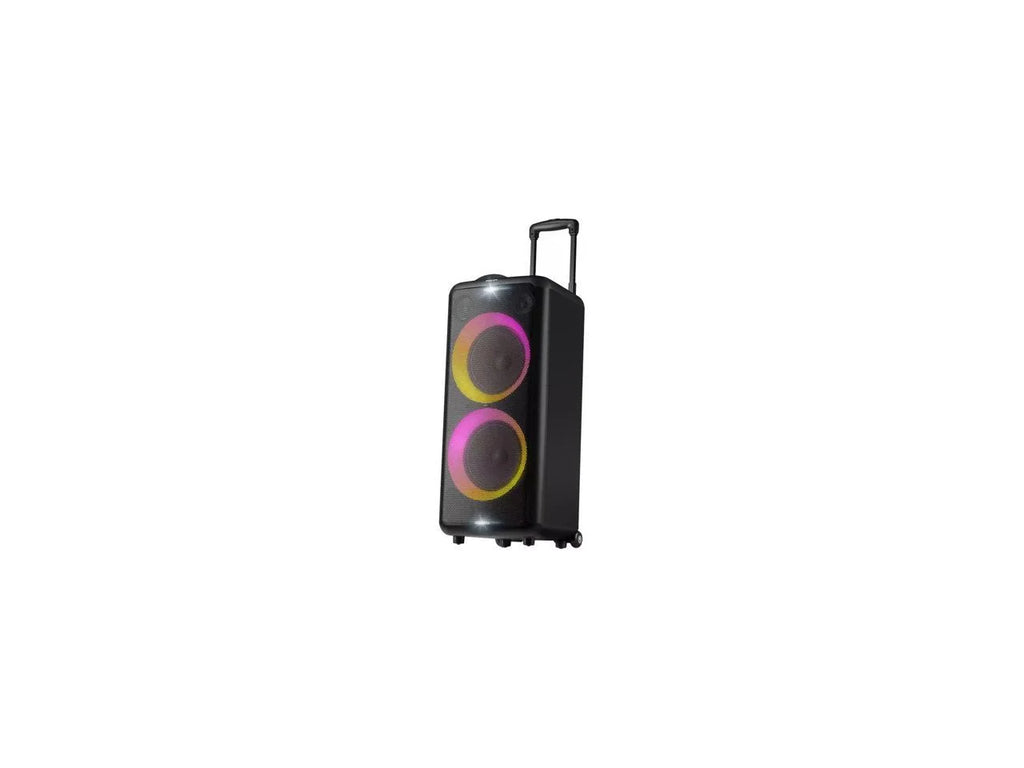 Portable Bluetooth Speaker with LED Lightning, Black W309049