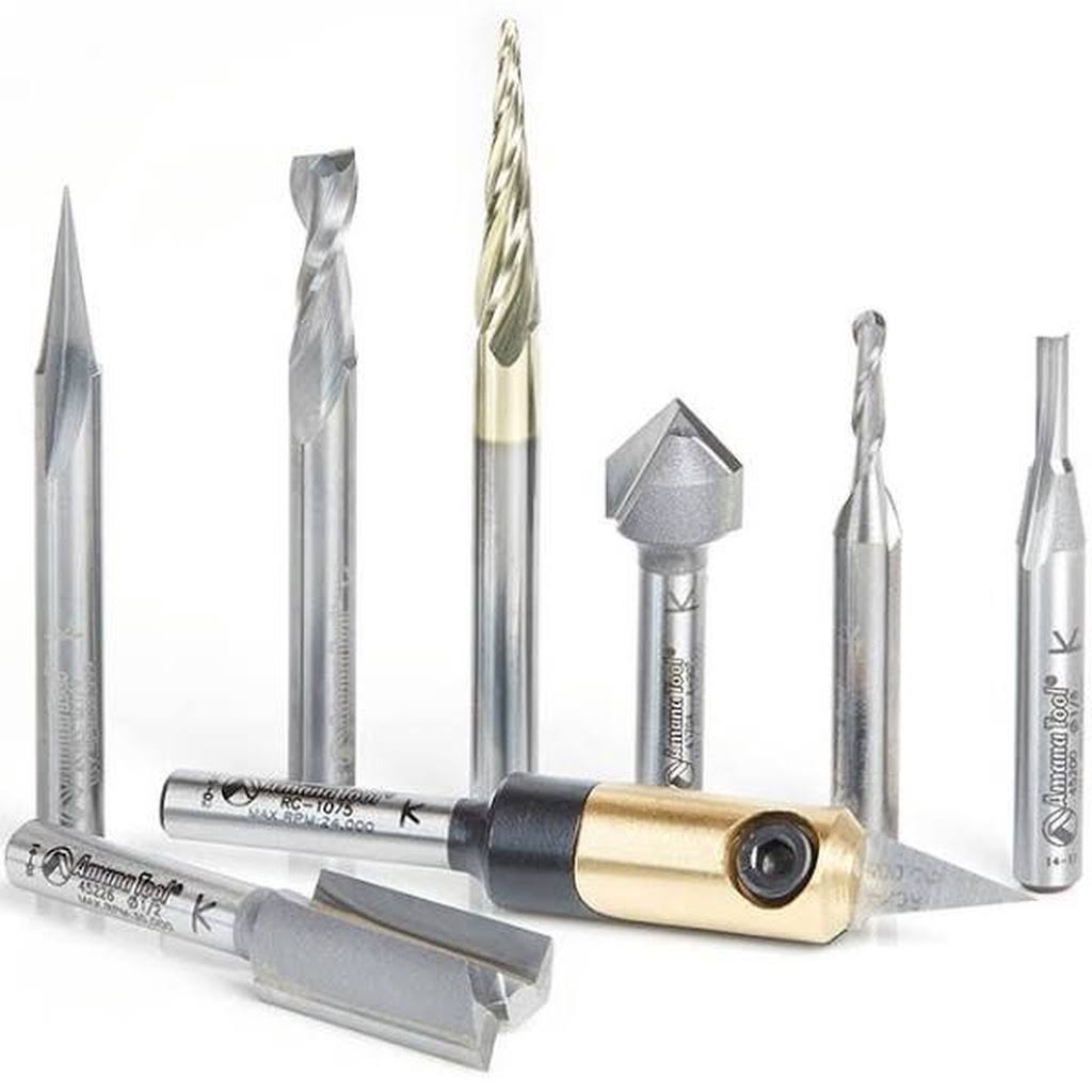 8-Pc CNC Router Bit Collection Q12646