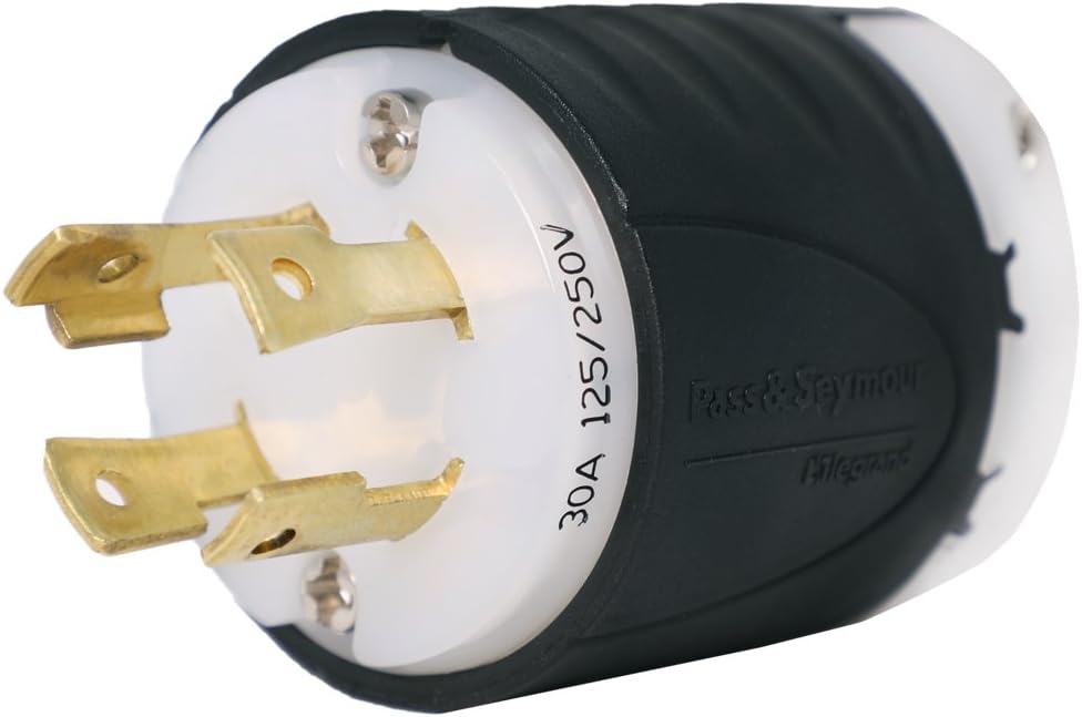 NEMA L14-30P Generator Plug, 10 Pack, 30A 125/250V, 4 Prong K1459