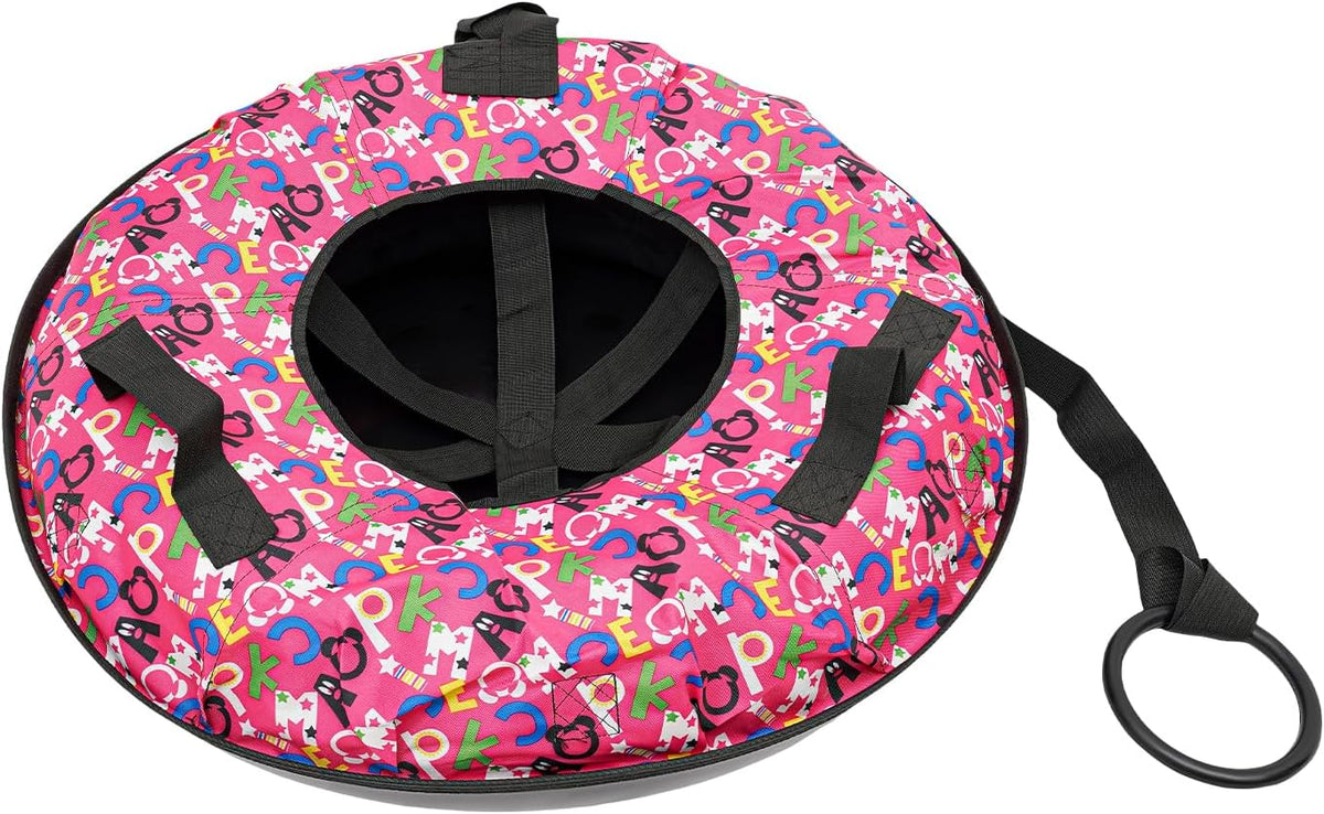 31.5'' Heavy Duty Oxford Cloth Inflatable Snow Tube with Tow Strap F767176