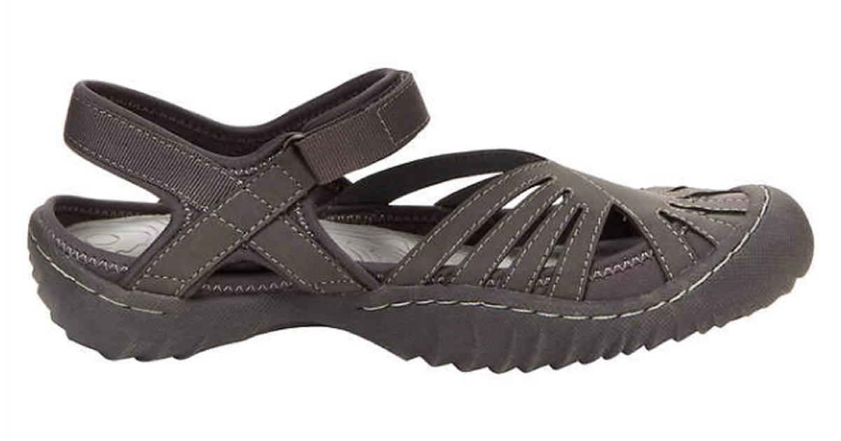 Charcoal Gray Walking Sandals T84667