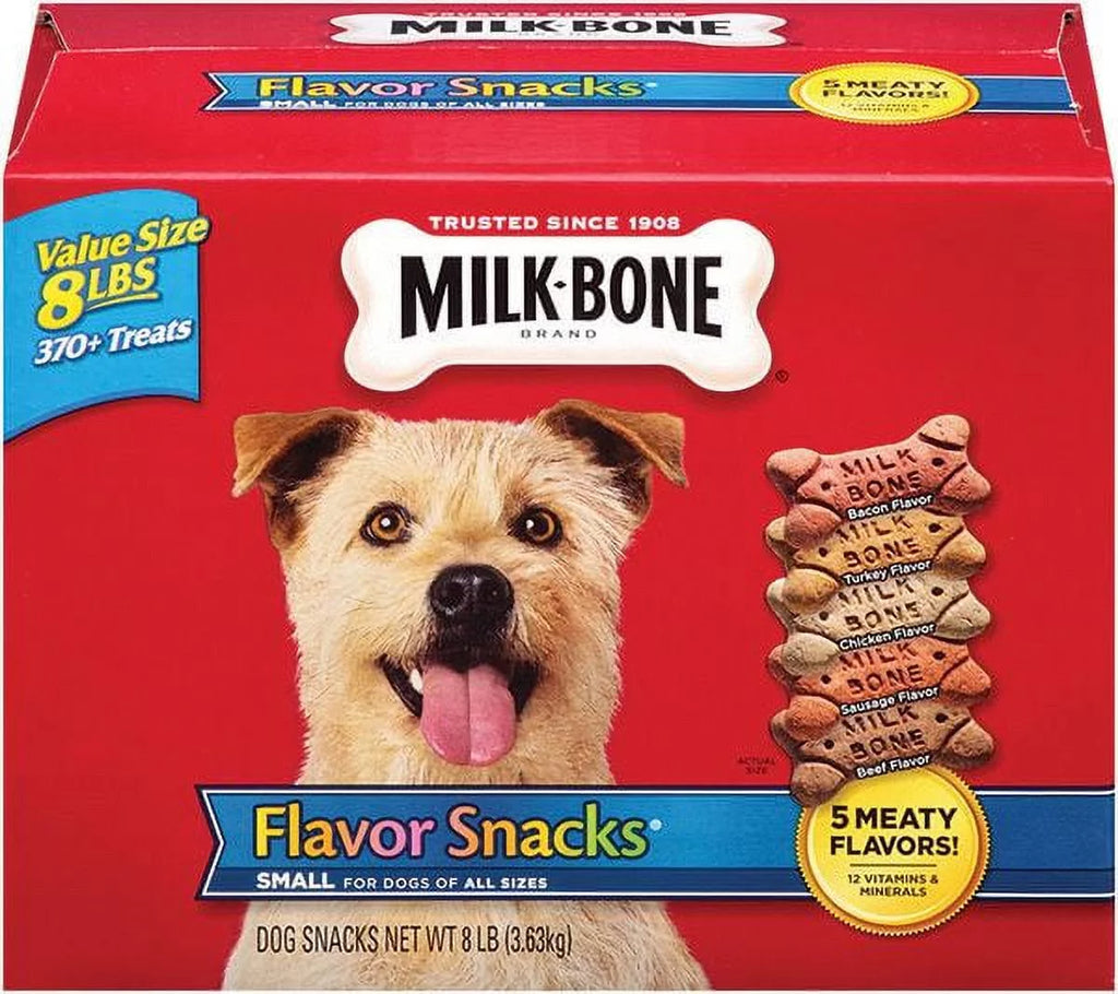 Milk-Bone Flavor Snacks Small Dog Biscuits 8 lbs J509