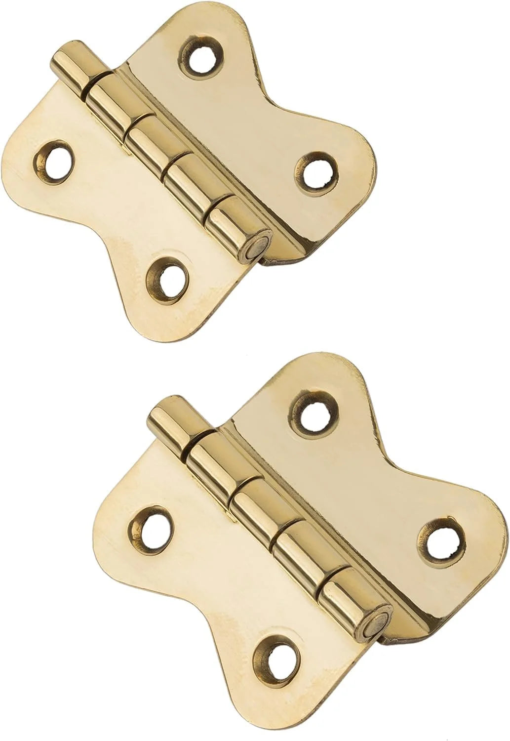 Solid Brass Cabinet Hinges 4 Pairs I109
