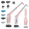Electric Spin Scrubber with 8 Brush Heads and Long Handle R45094