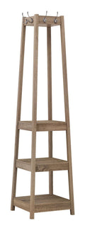 Corner Coat Rack with 3 Shelves N542