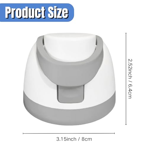Replacement Lid for Water Bottle Top Replacement Cap Compatible with Cup 16oz 24oz 32oz 40oz, No Leakage Replacement Accessory (Light Blue) I357