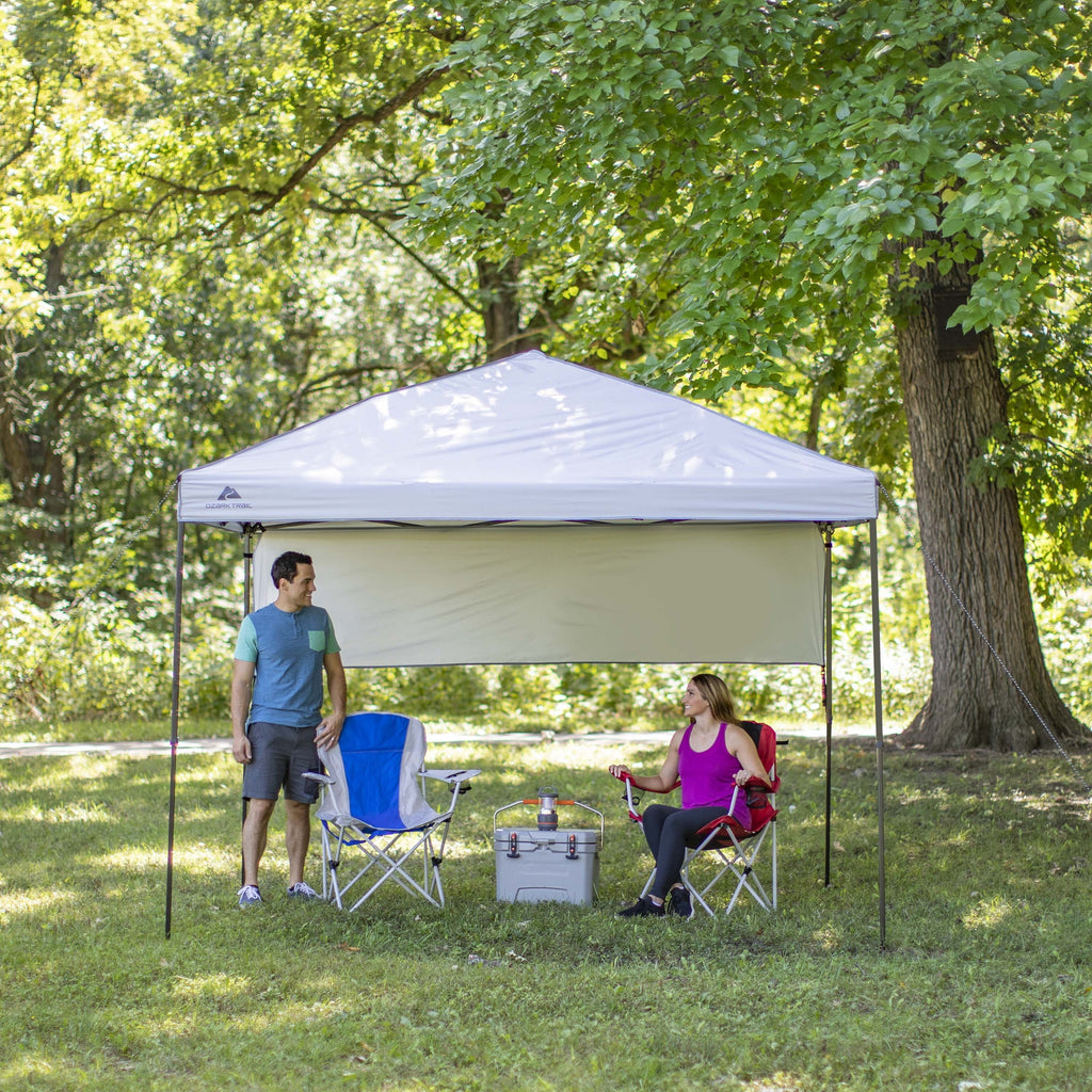 8' x 10' Gray Instant Outdoor Canopy D477