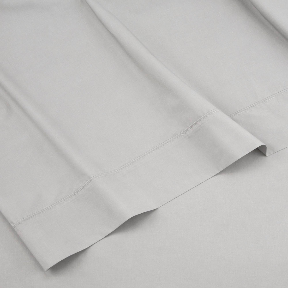 Grey Percale Twin Sheet Set I431