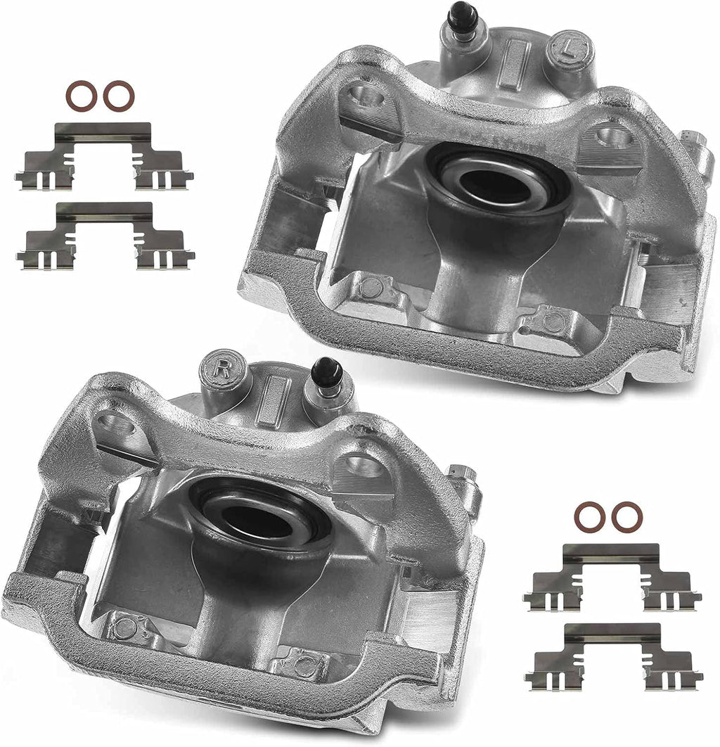 Disc Brake Caliper Assembly with Bracket Rear Left Driver Side Pack of 2 J4310