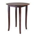 Antique Walnut Round High Pub Table O148919