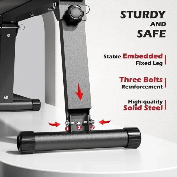 Folding Flat Weight Bench E30841