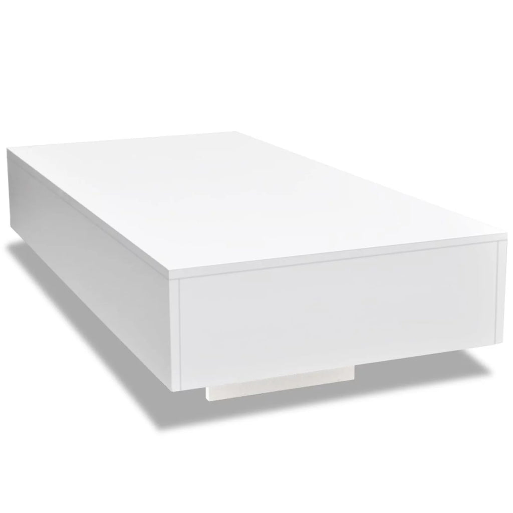 High Gloss White Coffee Table W5452