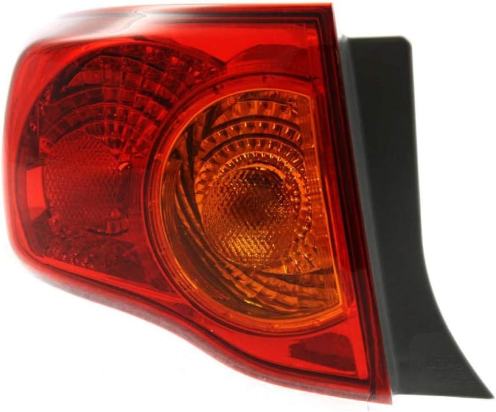 Tail Light Assembly for Toyota Corolla 2009 2010 Pair V77379