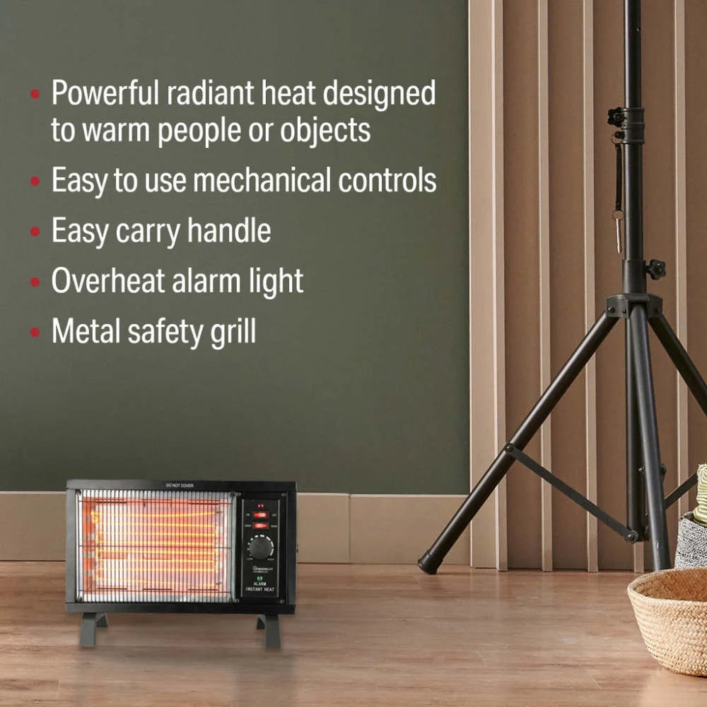 1500/1250 Watts 11 in. Radiant Heater T6614
