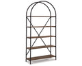 Brown/Black Bookcase W618587