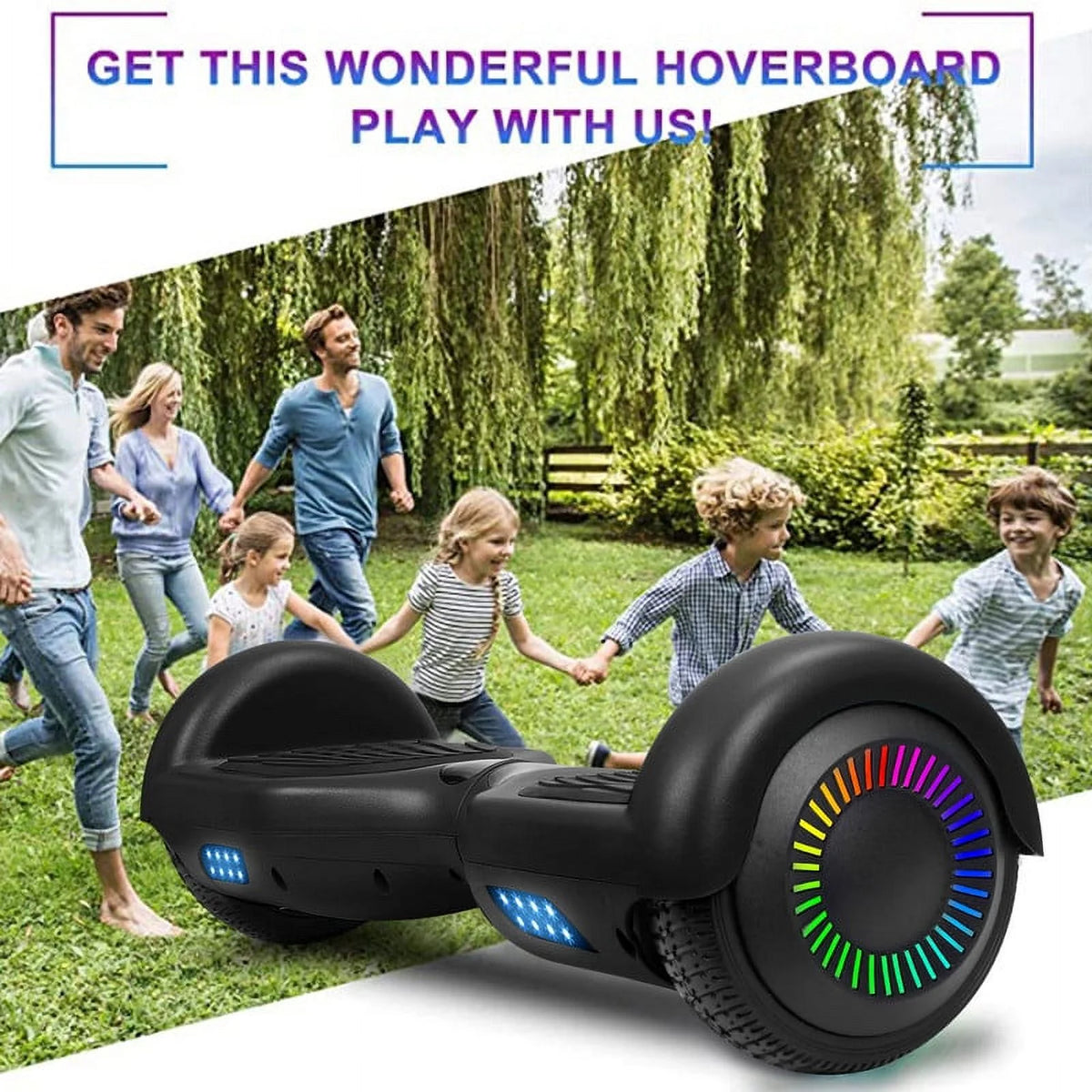 6.5 Two Wheel Self Balancing Scooter with Seat Attachment W500