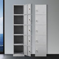 5 Door Light Gray Metal Locker Cabinet Y827