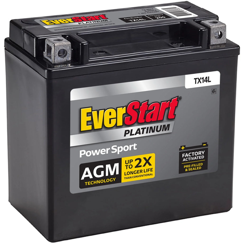 AGM Power Sport Battery Group Size TX14L 12 Volt 200 CCA I105