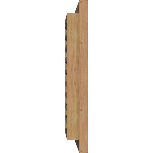 Unfinished Functional Rough Vertical Gable Vent S988349