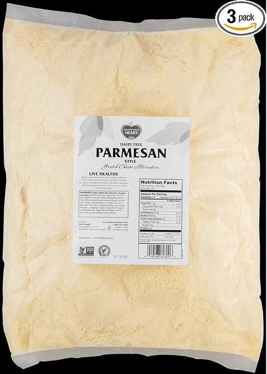 Vegan Grated Parmesan Cheese, 5 Pound - 3 per case N183565