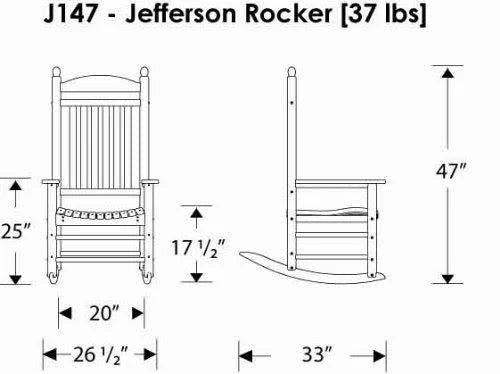 Slate Grey Rocker Chair I3478