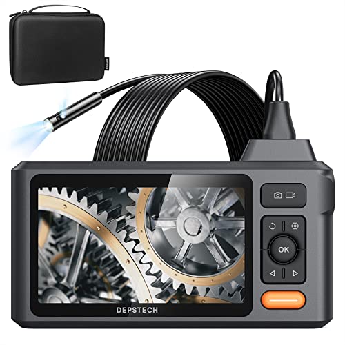 50FT 1080P Dual Lens Sewer Inspection Camera with Lights W85590