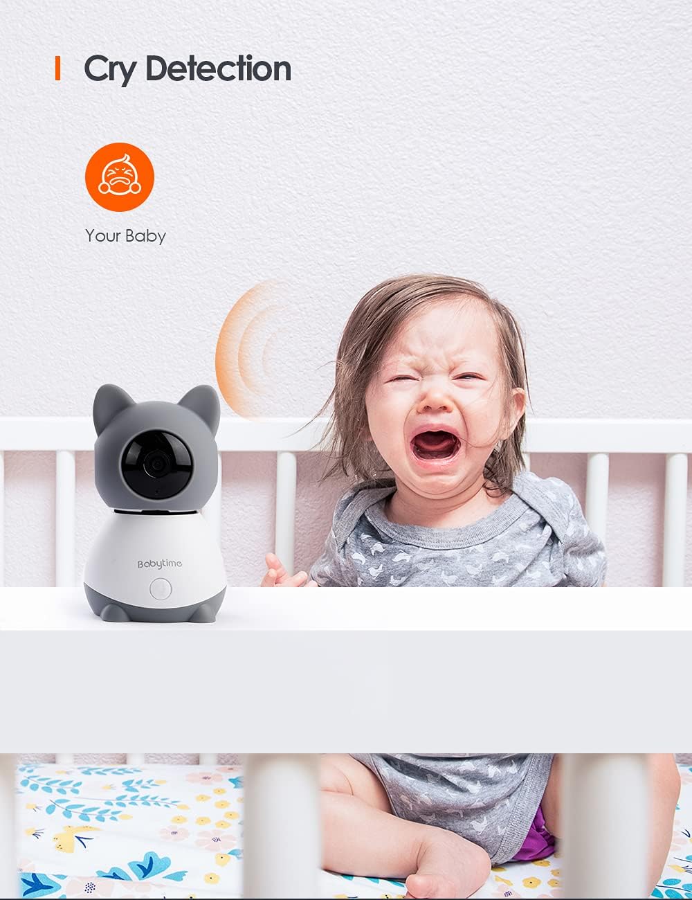 Video Baby Monitor with 1080P Pan/Tilt Camera G2502
