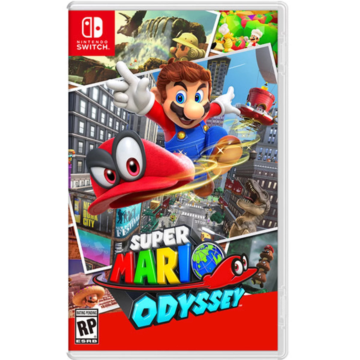 Blue Gaming Console Bundle with Super Mario Odyssey B66818