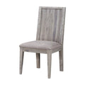Solid Wood Upholstered Chair Set of 2 L473560