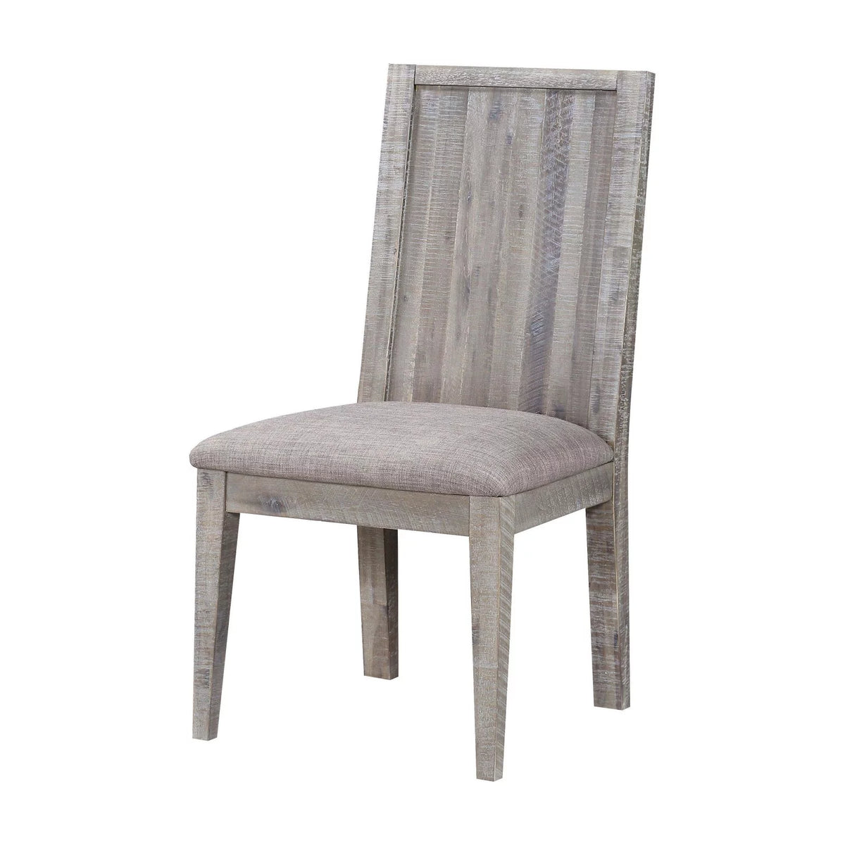 Solid Wood Upholstered Chair Set of 2 L473560
