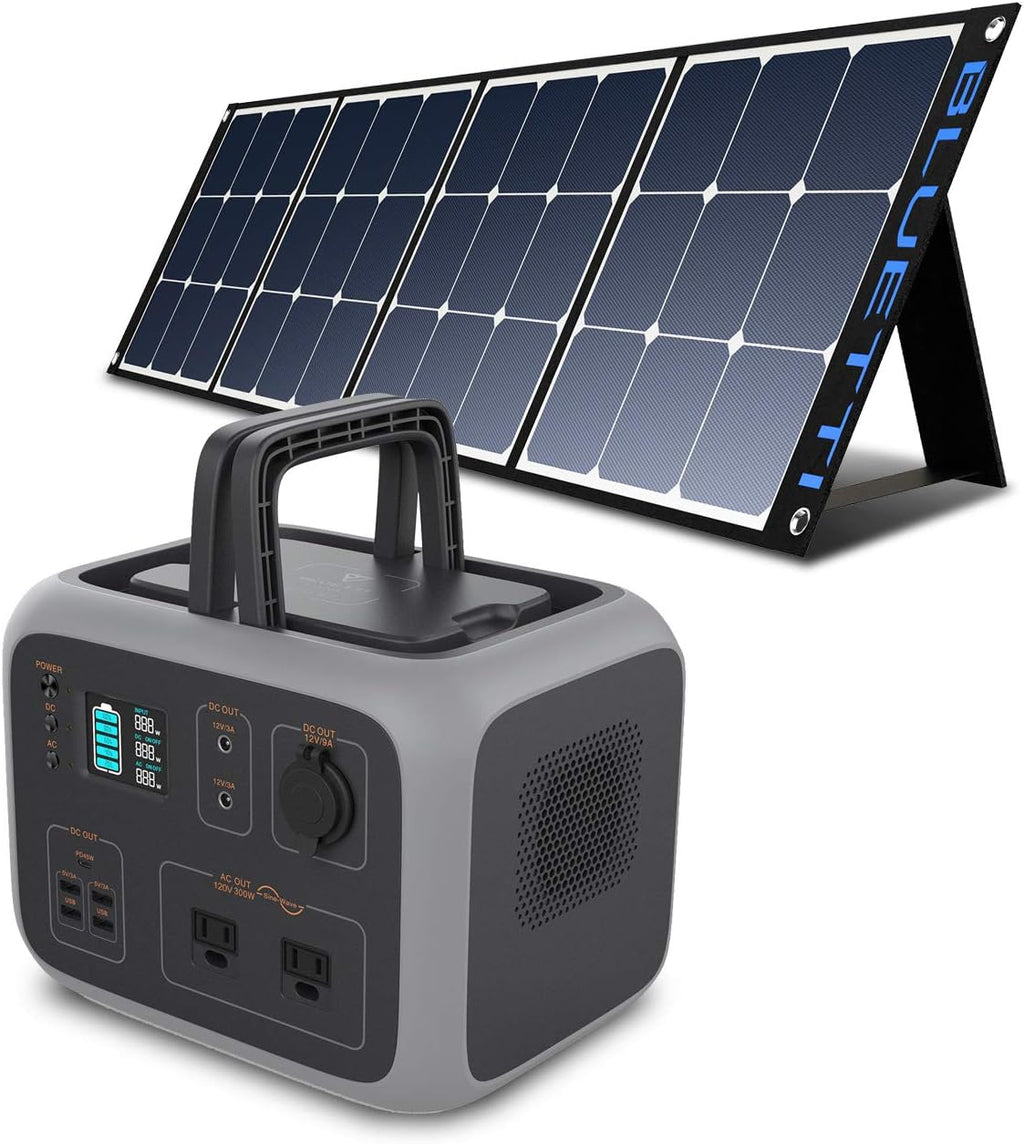 500Wh Portable Power Station with 2x120V AC Outlets O942