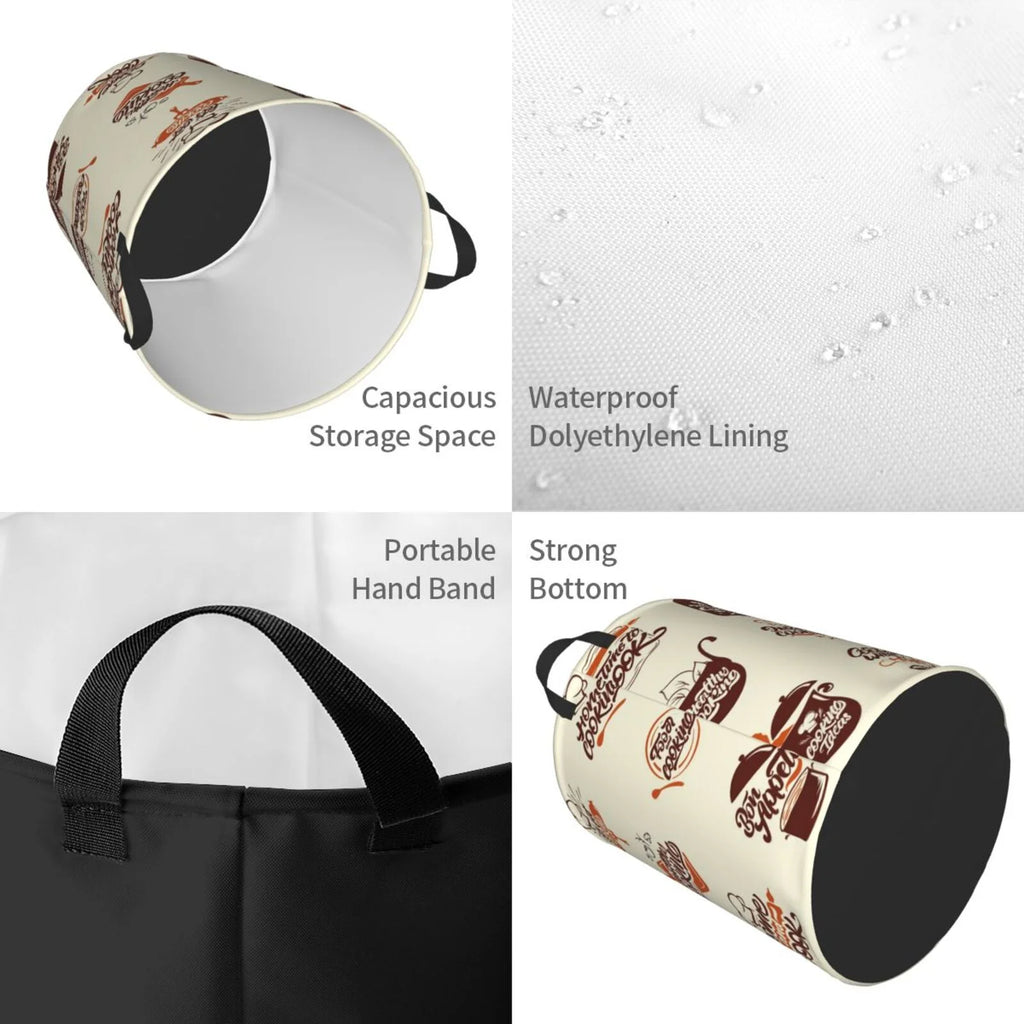 Foldable Laundry Hamper with Handles Y76708