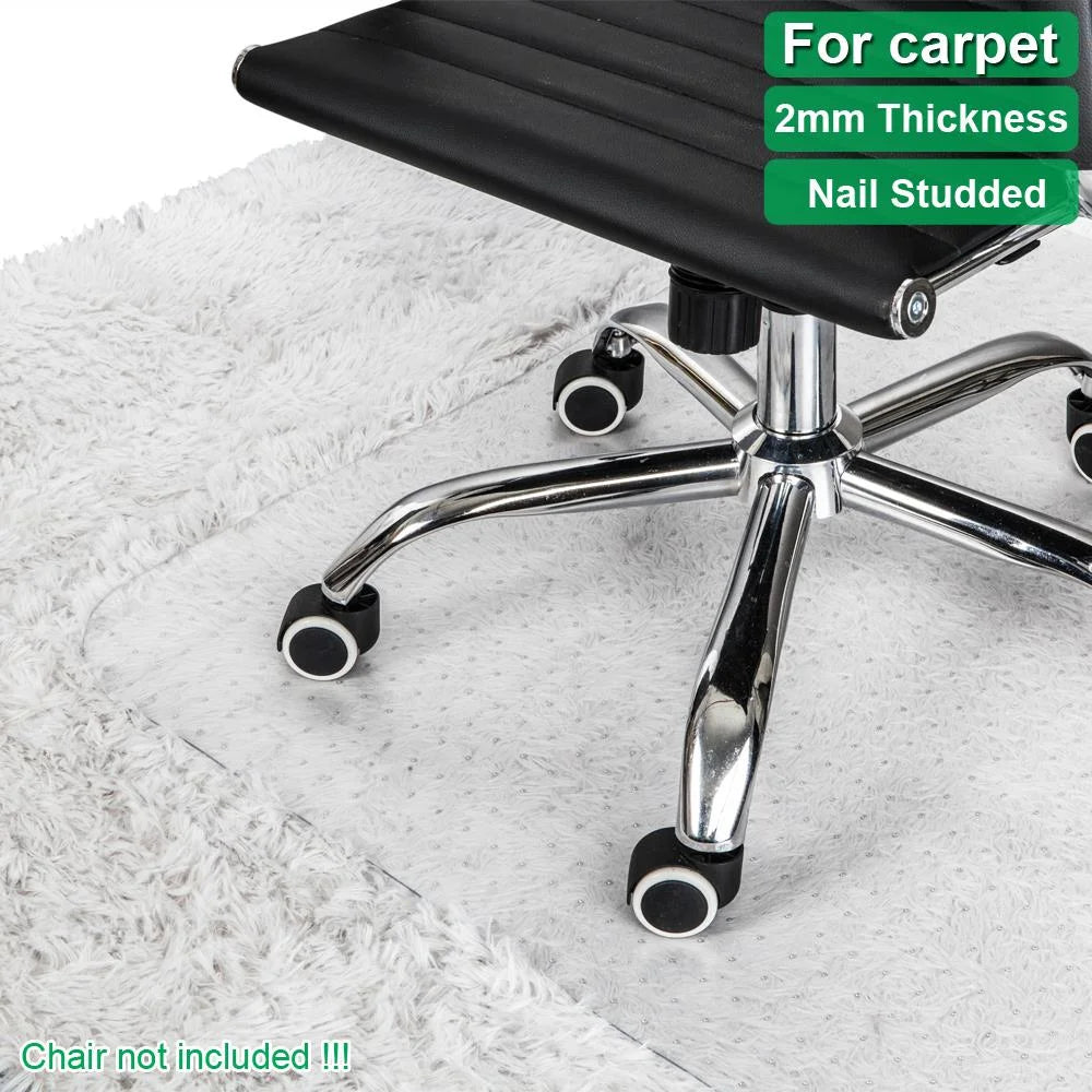Rectangle PVC Chair Floor Mat 36" x 48" Studded Back S877168