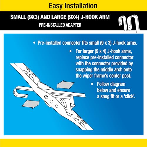22" Windshield Wiper Blades, Pack of 2 Q18301