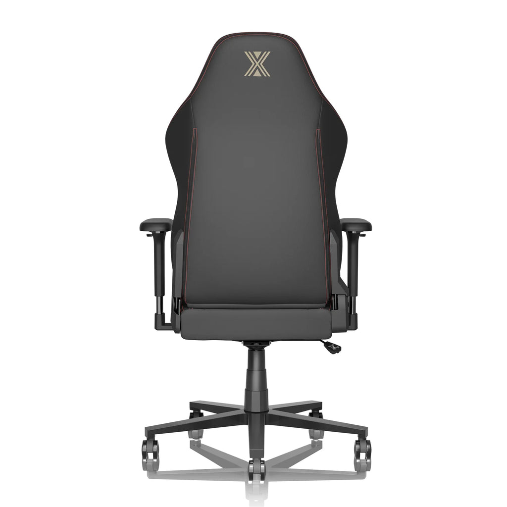 Black PU Leather Ergonomic Gaming Chair with Lumbar Support L6512