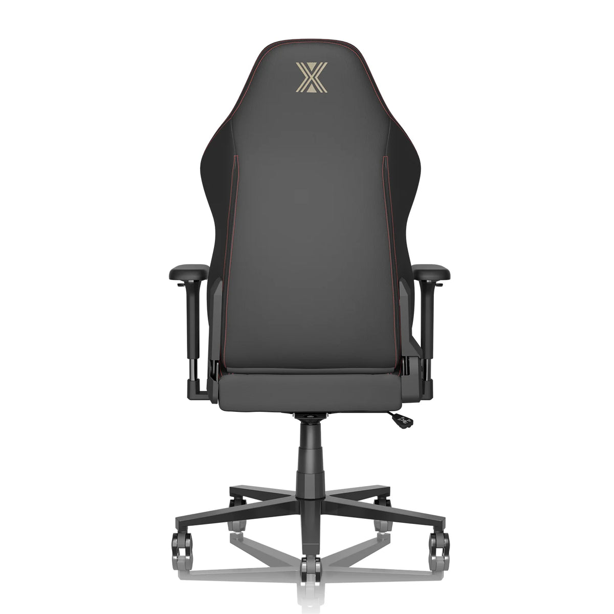 Black PU Leather Ergonomic Gaming Chair with Lumbar Support L6512