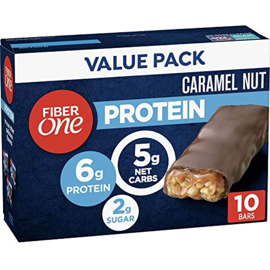 Caramel Nut Chewy Protein Bars, 10 Ct (Pack Of 6) T851
