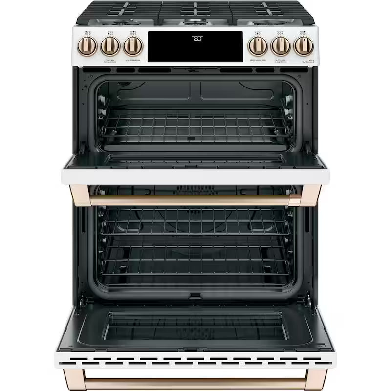 6.7 cu. ft. Smart Slide-In Double Oven Gas Range with True Convection, Air Fry W703