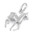 925 Sterling Silver Horse Pendant Jewelry T811864