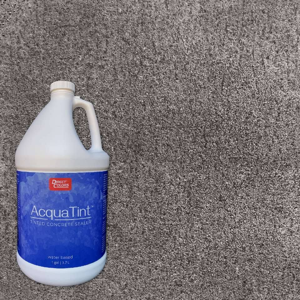 Water-Based Concrete Stain and Sealer Black 1 Gal H2966