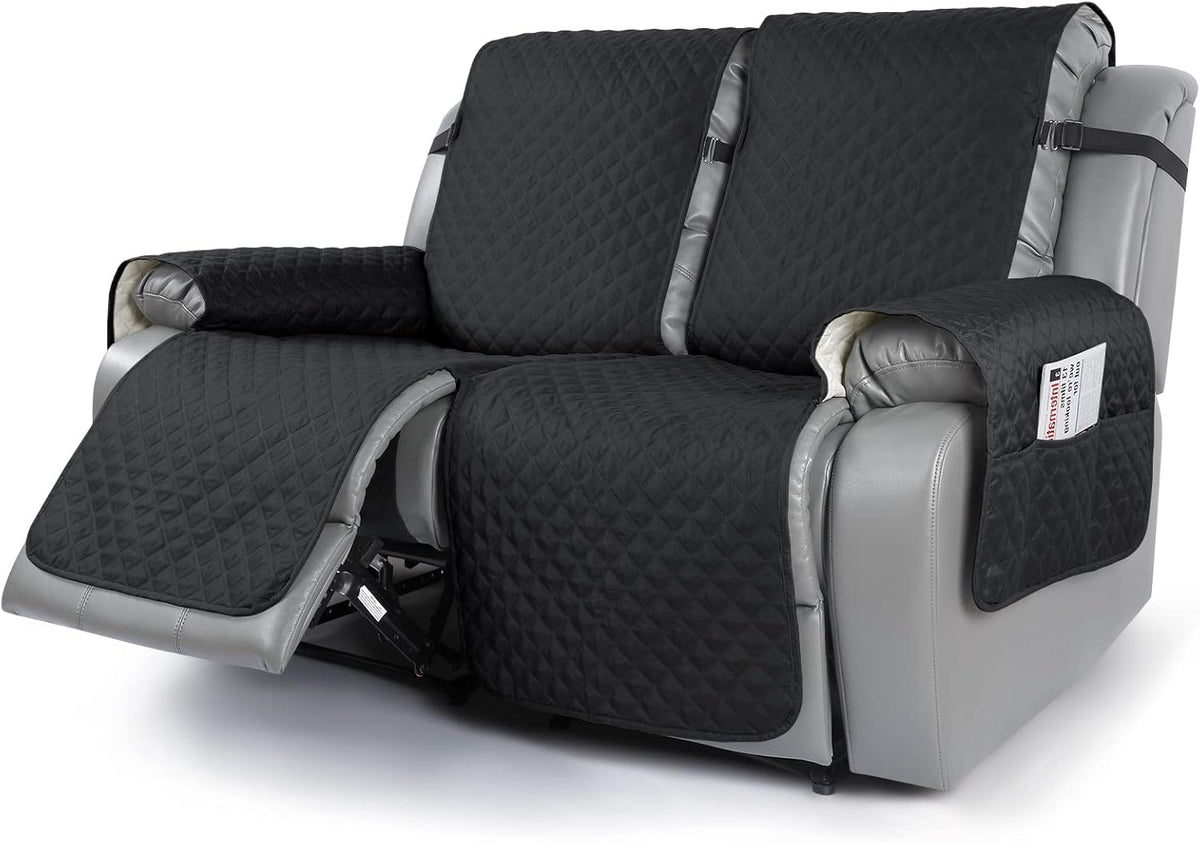 Light Gray 3 Seat Recliner Sofa Cover D4241