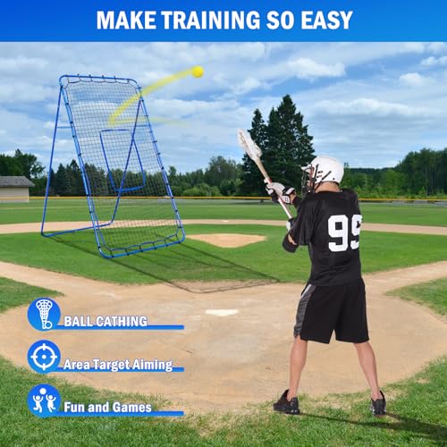 Lacrosse Rebound Net with Target Strike Zone I46561