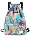 Drawstring Backpack with Mesh Pockets T2619