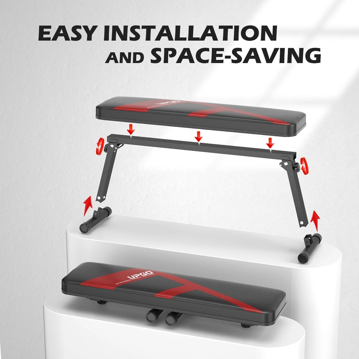 Folding Flat Weight Bench E30841