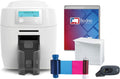 Single Sided ID Card Printer with Supplies Package X74554
