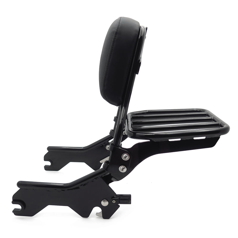 Black Sport Luggage Rack Sissy Bar Upright O623300