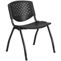 Plastic Stack Chair with Titanium Frame - Navy Z62367